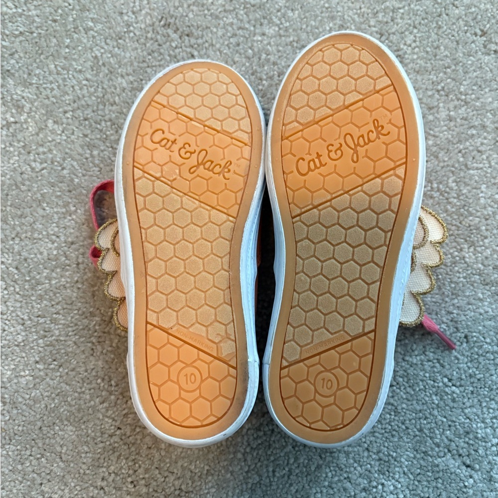 Cat and Jack Girls Flamingo shoes size 10 - Picture 2 of 2